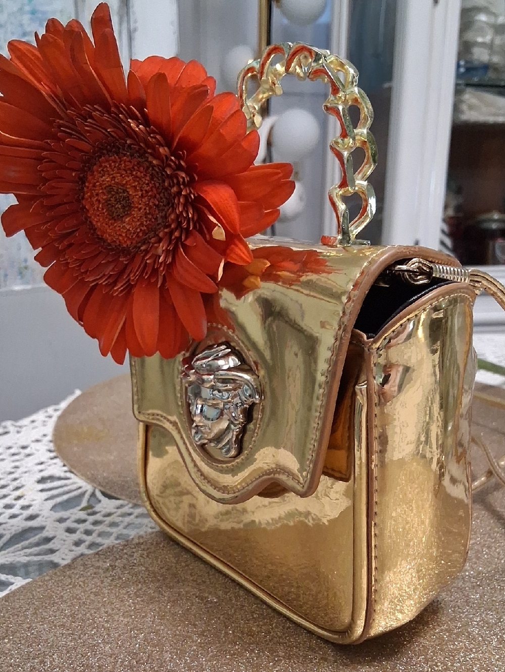 GOLD Crossbody Bag
